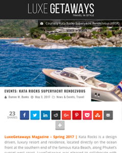 KRSR 2017- Luxe getaways