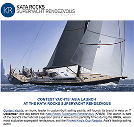 Contest Yacht's Asia launch