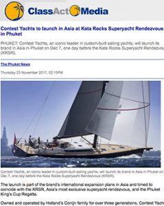 Phuket news - KRSR Contest Yachts