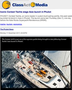 Phuket news - Contest Yachts