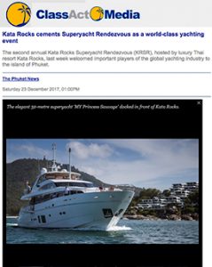 Phuket news - Kata Rocks cements Superyacht Rendezvous as a world-class yachting event