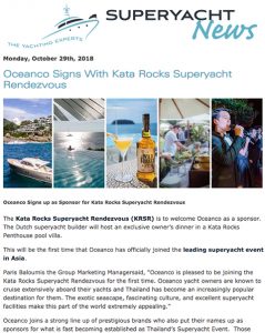 Kata Rocks - The Howorths Oceanco Signs With Kata Rocks Superyacht Rendezvous