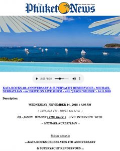 KRSR - Kata Rocks Celebrates 4th Anniversary & Superyacht Rendezvous