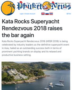 KRSR 2018 | Kata Rocks superyacht rendezvous 2018 raises the bar again